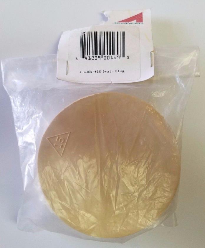 Cancrete #15 Pure Gum Rubber Tapered Drain Plug 14130W Livestock Waterer