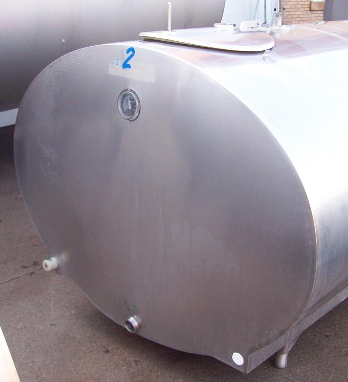 600 Gallon Mueller OH49381 Stainless Steel Bulk Milk Cooling Farm Tank