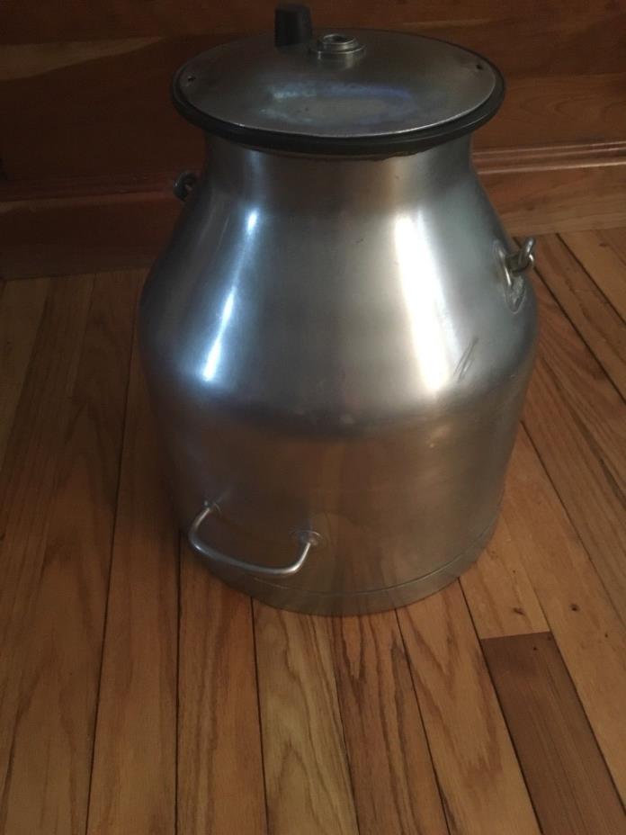 Vintage Delaval Milker Bucket with lid