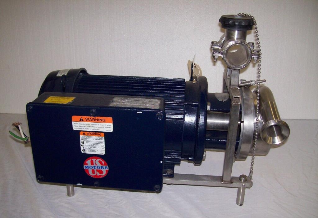 Thomsen #6 Milk Sanitary Pump with 3hp Motor