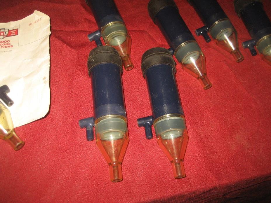 7 S-6000 SILICONE INFLATIONS LINER SET NOS MILKING COW  PLASTIC TEAT CUPS