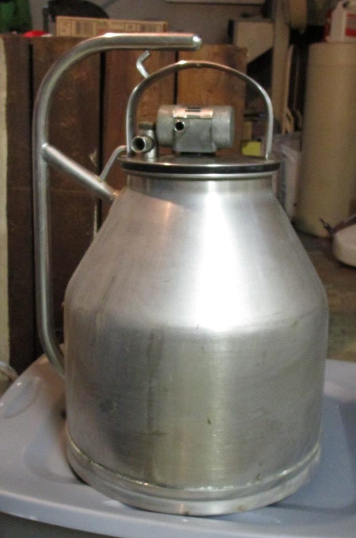 The Conde 400 Stainless Steel Milking Machine Can Sherrill N.Y.