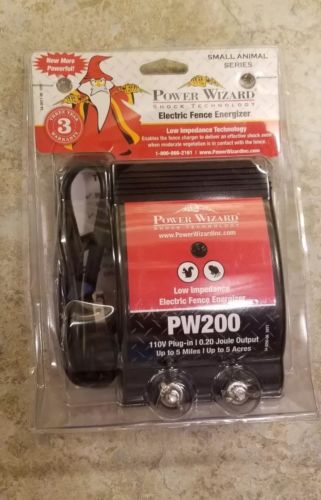 Power Wizard PW200, 110V Plug-In Electric Fence Charger