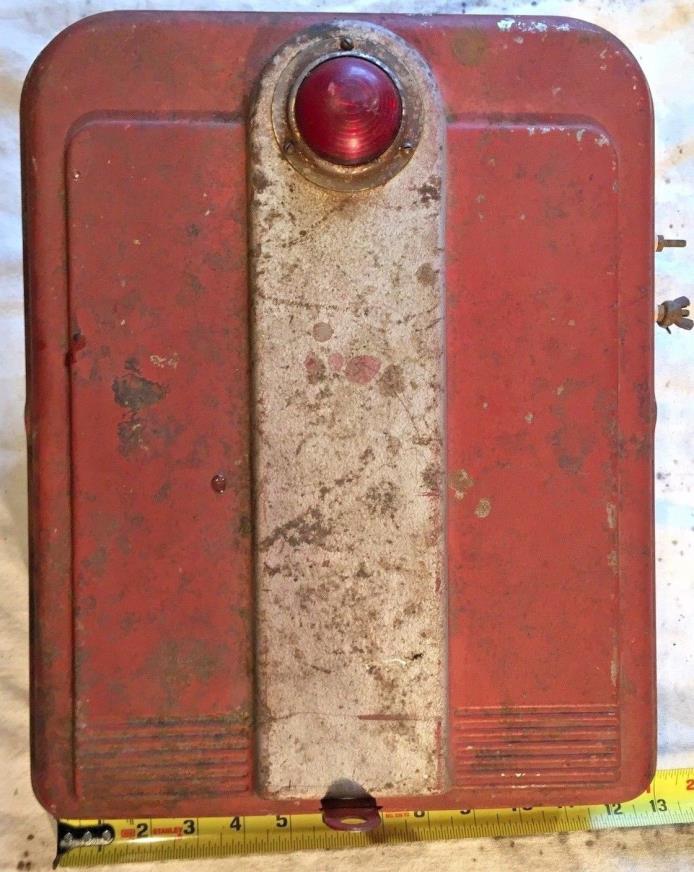 Vintage Battery Powered Electric Fence Charger  Art Deco Steampunk look