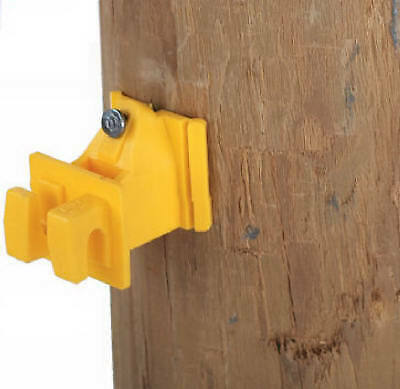DARE PRODUCTS INC Electric Fence Insulator, Wood Post Wire, Snug-Fit, With Nails