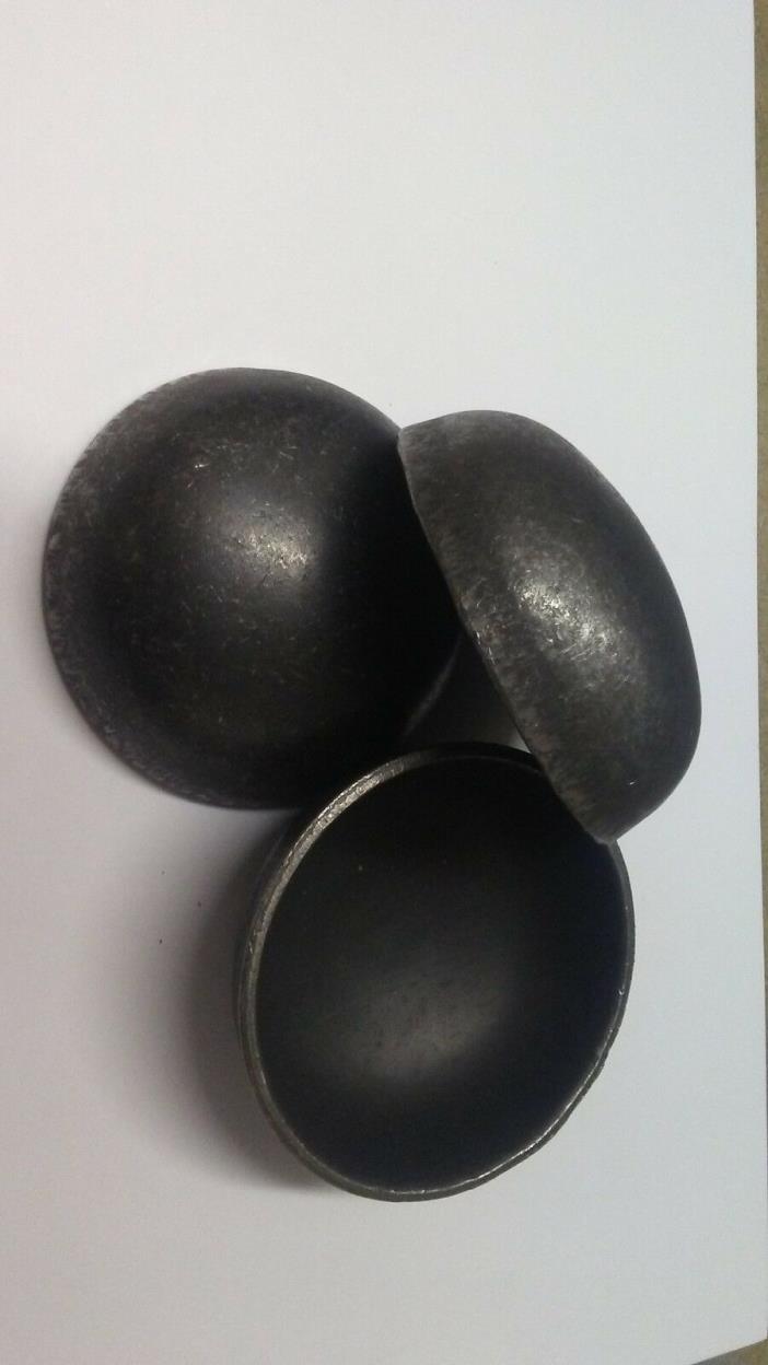 2-1/2 weld on domed steel pipe post caps (2 7/8 OD) Quantity 15