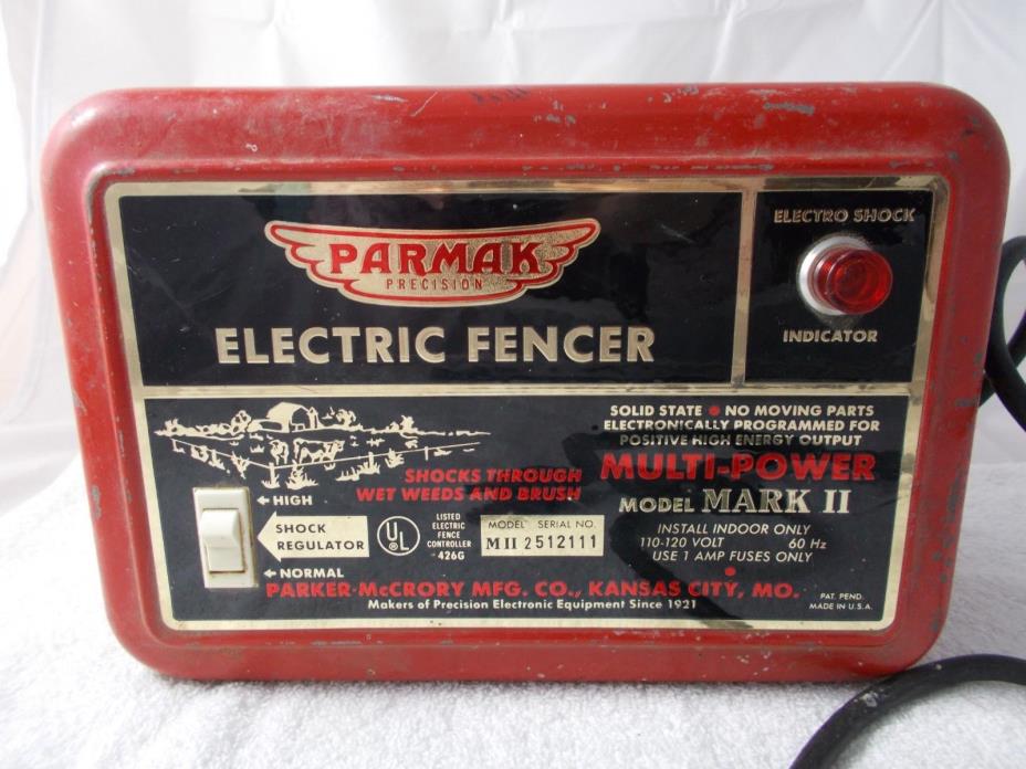 Parmak Precision Electric Fencer Multi-Power Model Mark II