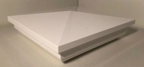 Veranda PVC Fence Post Cap 5”x5” NEW ENGLAND Pyramid Top Vinyl White 5 x 5 NOS