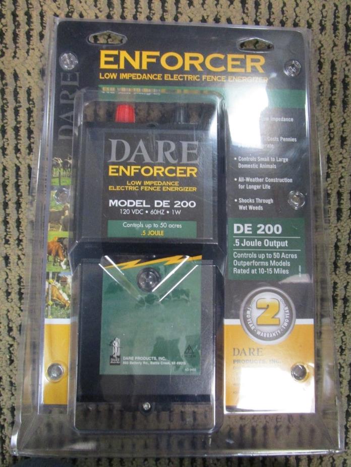 Dare Enforcer Low Impedance Electric Fence Energizer AD-4047 BRAND NEW