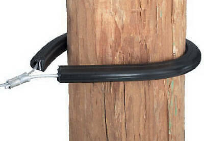 DARE PRODUCTS INC Electric Fence Insulator, Tubular Corner & End Post, Black, 10