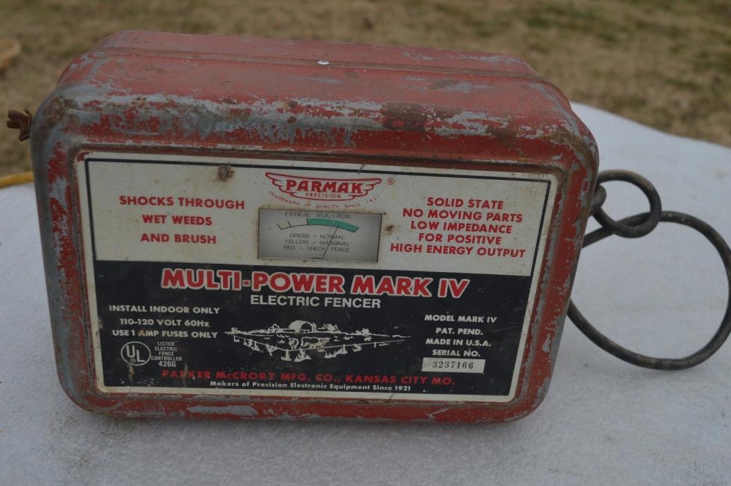 Parmak Mark IV Fence Charger