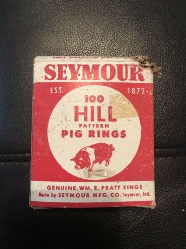 Seymour Hill Pattern Pig Rings