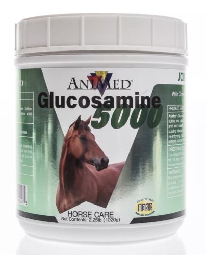 Animed Glucosamine 5000 Horse Joint Care Supplement MSM 70 Day Supply New 2020