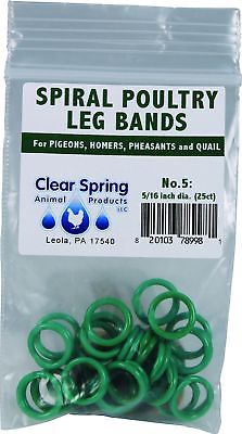 Spiral Poultry Leg Bands