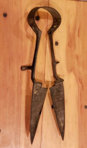 Vintage Antique Unmarked Hand Sheep Shears Clippers Cutters Farm Tool 13