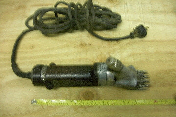 STEWART SHEARMASTER SUNBEAM ELECTRIC SHEEP SHEARS ANTIQUE  WORKING