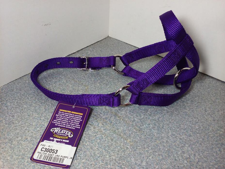 Weaver Leather GOAT HALTER PURPLE JAZZ LARGE
