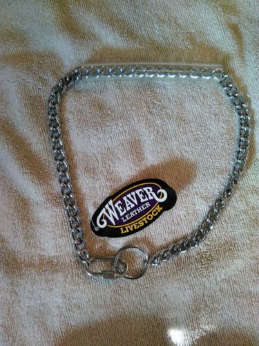 Weaver Leather Goat chain with rubber grip, New made in USA
