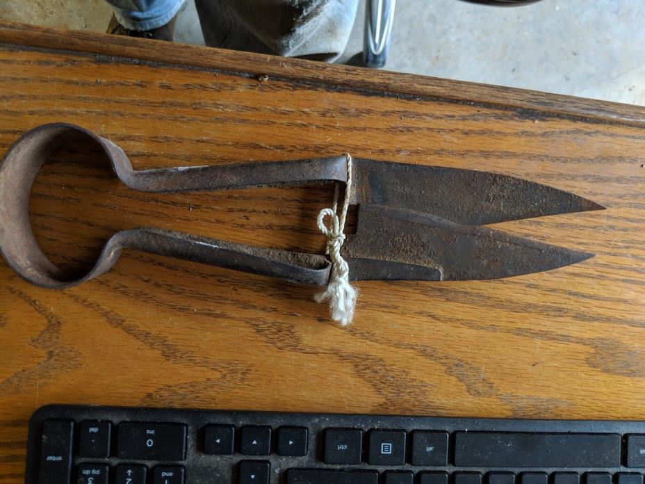 Used Vintage Sheep Shears OAK LEAF BRAND