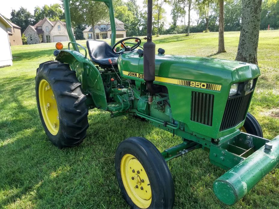 John Deere 950 tractor, 31 horsepower, original paint