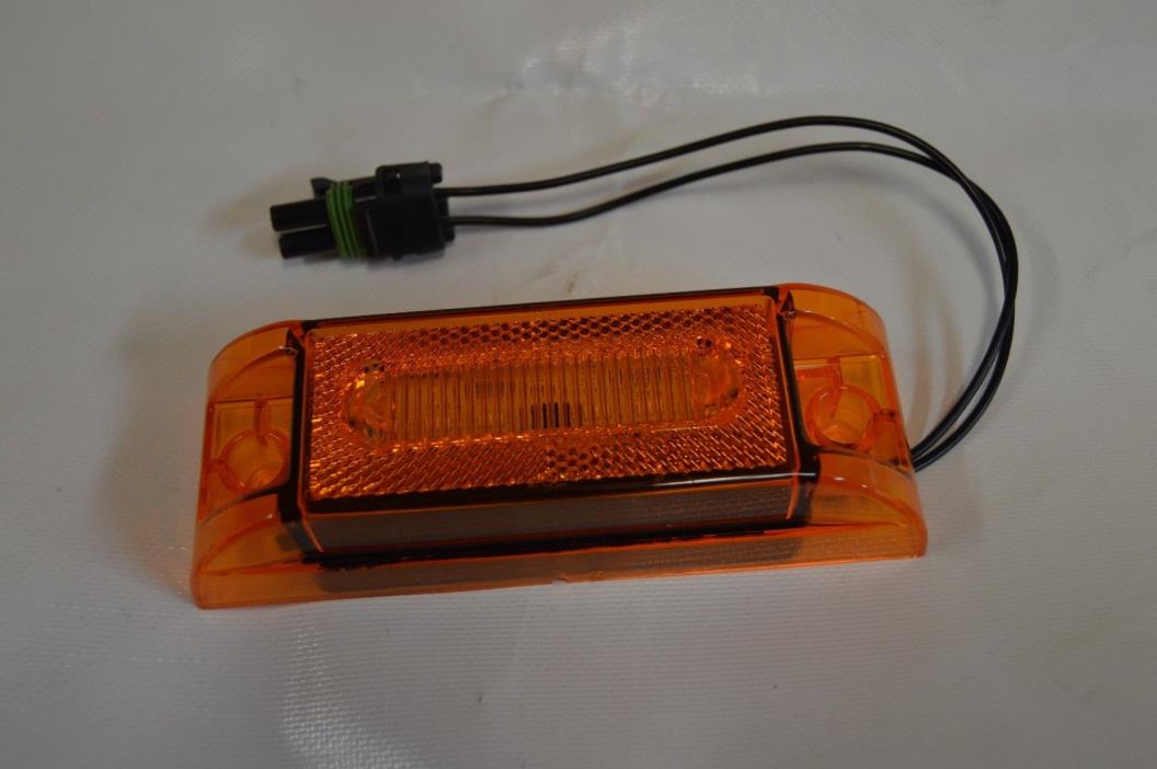 Replacement Light for Timpte 030-45974 Amber~Peterson M187A w/ Delphi Connector