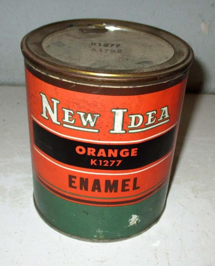 Original New Idea Implement  Orange Paint Quart Part No. K1277  Agco White