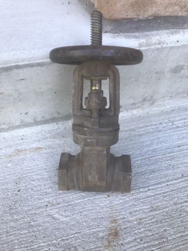 Vintage Lunkenheimer Brass Gate Valve