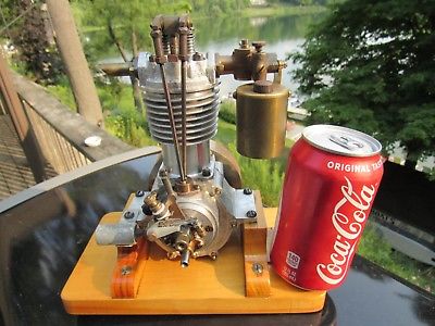 ORIGINAL ELMER A. WALL 30cc RACING ENGINE 1 CYLINDER GAS MODEL ENGINE #1515 RARE