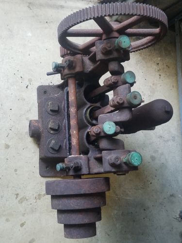 Antique Goulds tri-cylinder Water Pump RARE hit miss engine motor brass display