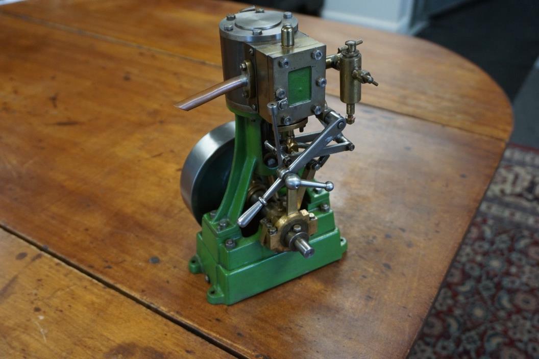 Stuart Number 4 Vertical Steam Engine with reverse