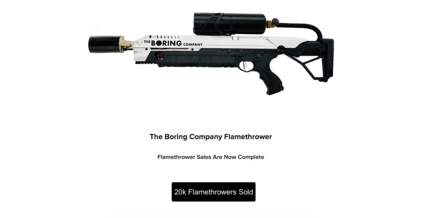 *NWT* The Boring Company Not-A-Flamethrower ?? (SEALED UNOPENED)