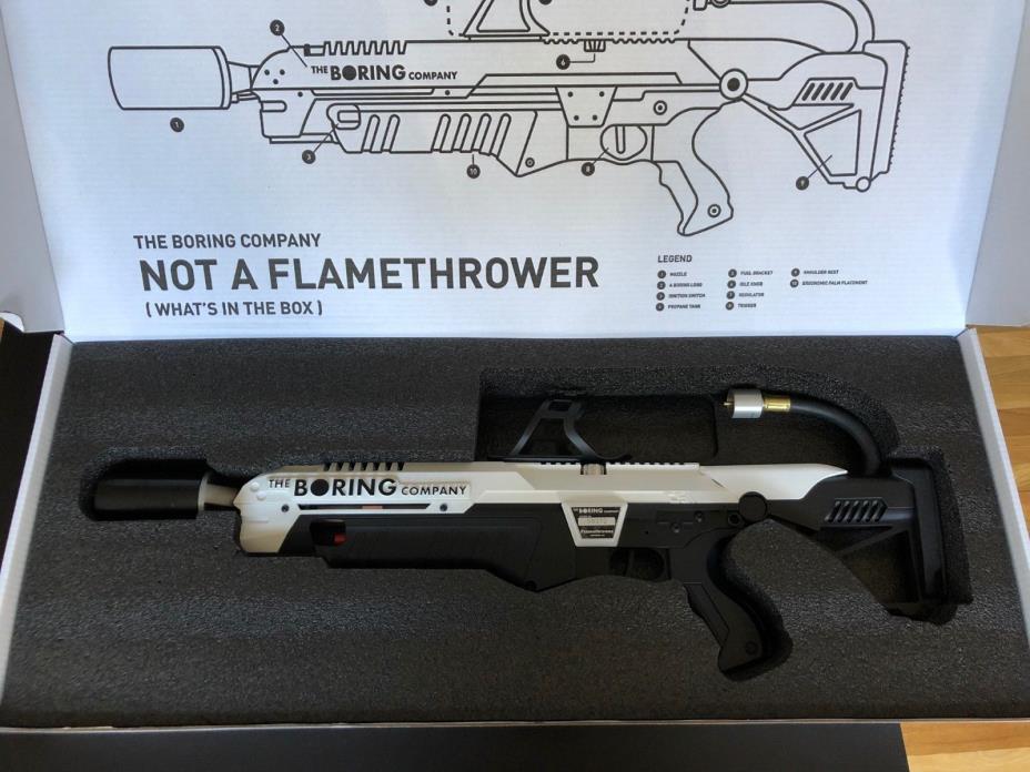 The Boring Company Not-a- Flamethrower | Brand New! | Includes Everything