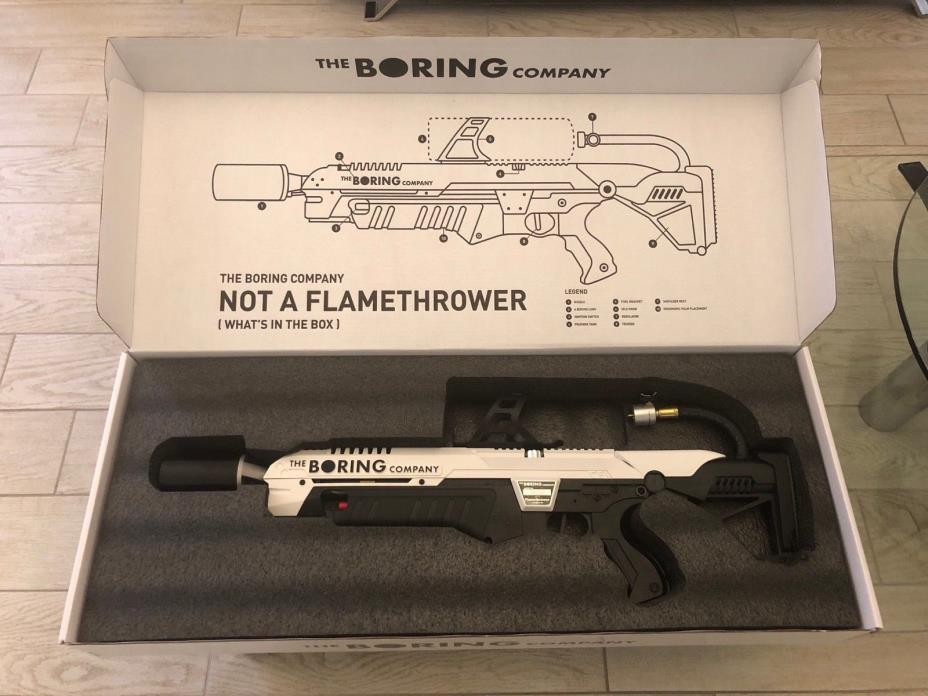 ??*IN HAND* The Boring Company Not-a-Flamethrower (Brand New)??
