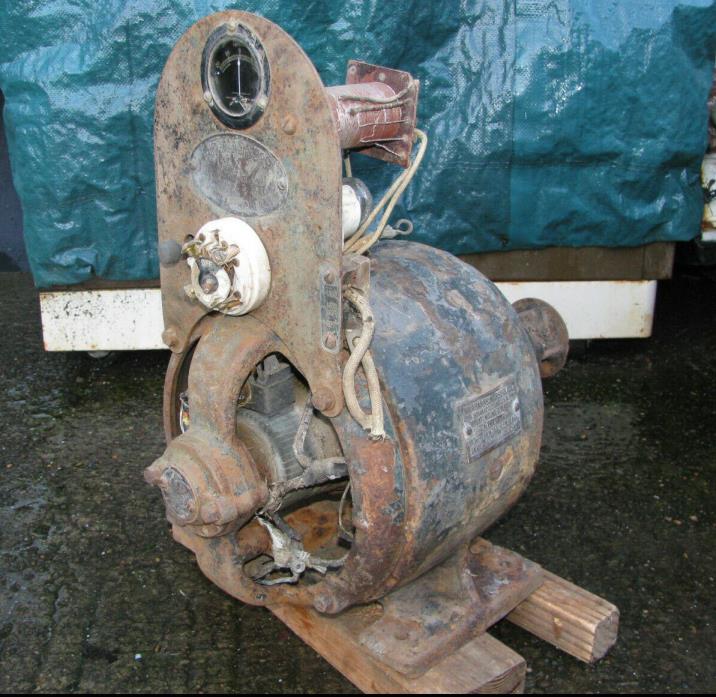 1920s FAIRBANKS MORSE HOME LIGHT PLANT GENERATOR for HIT MISS GAS ENGINE ANTIQUE