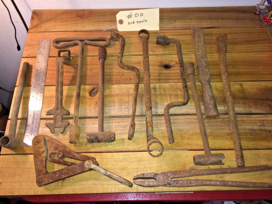 Lot Of Used Tools- Mixed Tools  HIT MISS ENGINES -STEAMPUNK