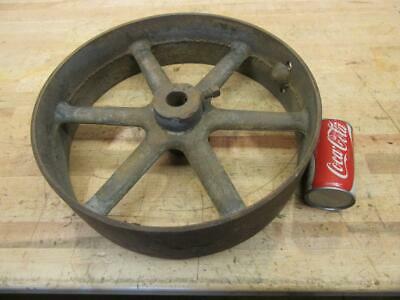 Antique Cast Iron Hit & Miss Gas Steam Engine Line Shaft Flat Belt Pulley 16