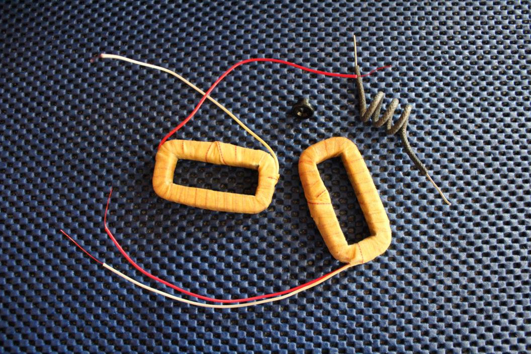 Coil Pair for Webster JY Magneto (or PY)  New with Igniter Leadout Wire, Bushing