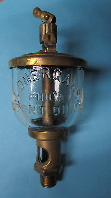 Lubricator Oiler Stationary Engine Oil Hit Miss LONERGAN WINE GLASS patent