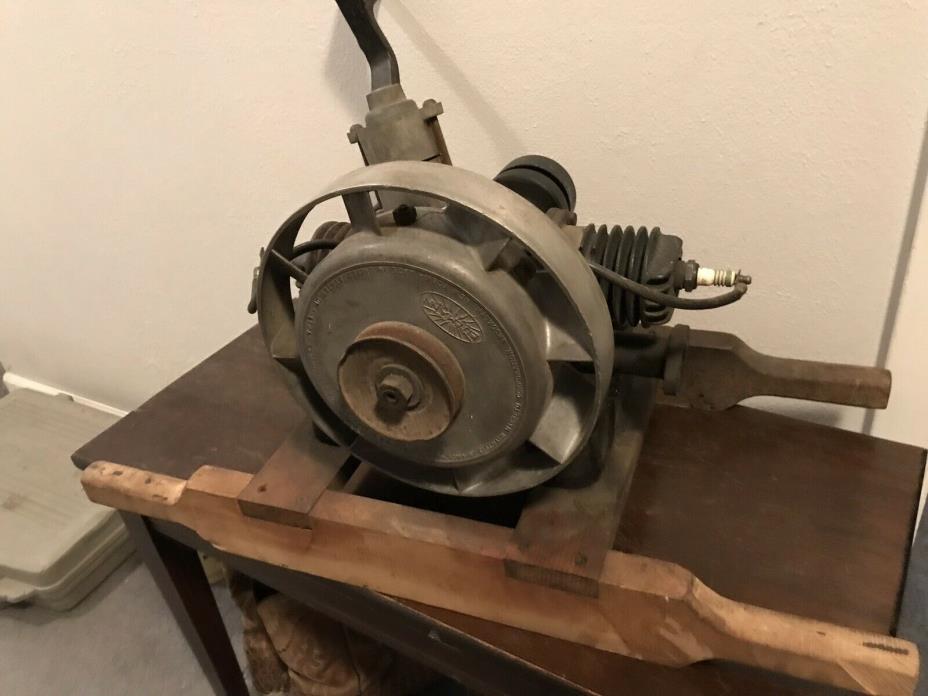 Nice Maytag Model 72 Twin Cylinder Gas Engine Motor on Skid for Display Runner