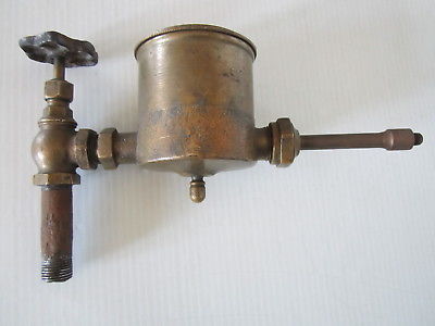 Vintage / Antique Brass Oiler Lubricator Hit Miss Steam Engine Boat Ship Tractor