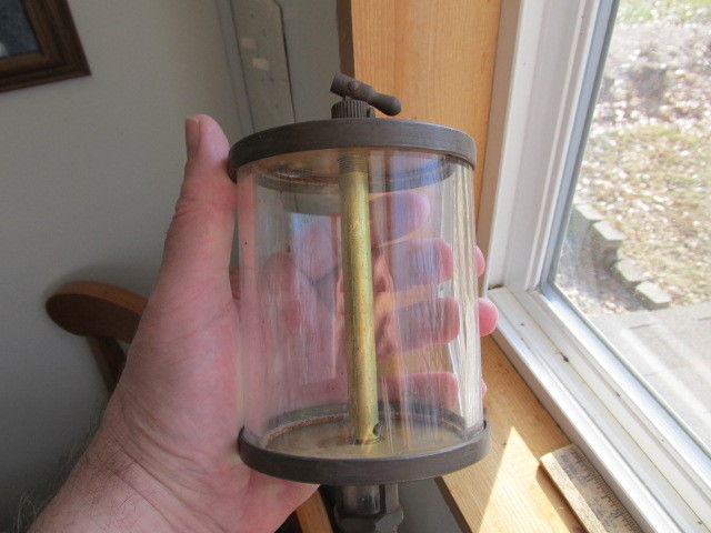 Stupendous Unused Vintage Huge Brass Oiler Hit Miss Engine Steam Lubrication