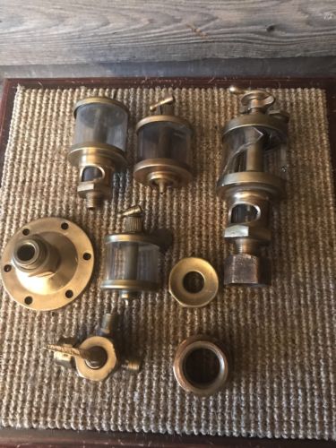 Vintage Brass Lubricator Hit And Miss Engine