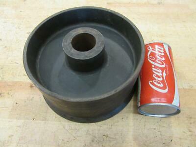 Antique Cast Iron Hit & Miss Gas Steam Engine Line Shaft Flat Belt Pulley 7.5