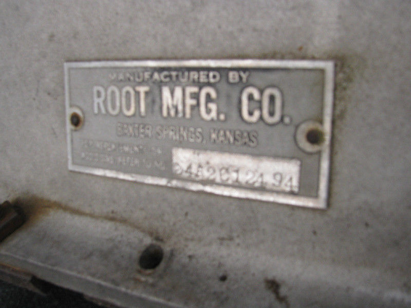 root mfg Baxter springs kansas lawn mower tag