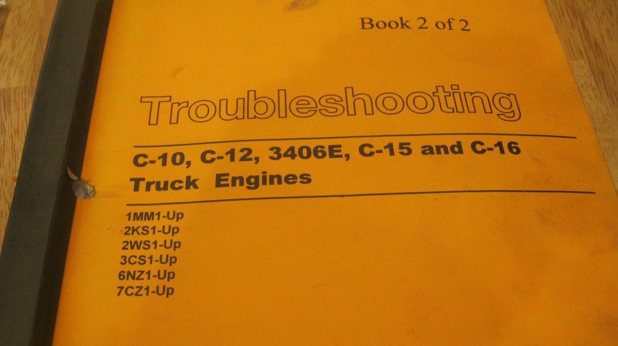 Caterpillar C-15 C-16 C-10 C-12 3406E Troubleshooting