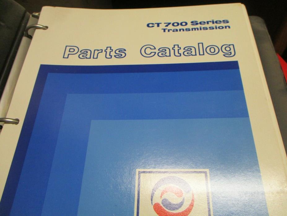 Allison CT700 Series Transmissions Parts Catalog