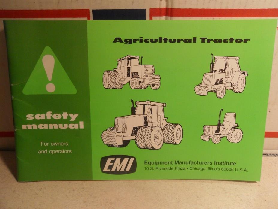 EMI AGRICULTURAL TRACTOR SAFETY  MANUAL 1449637M1