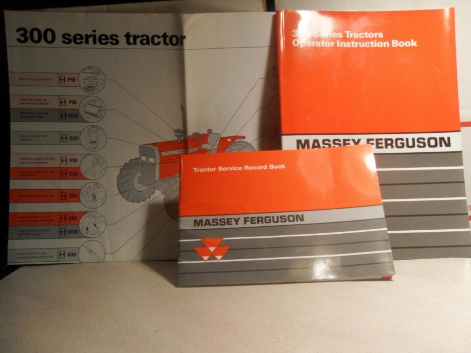 1993 MASSEY FERGUSON 300 SERIES TRACTOR FACTORY OPERATOR MANUAL BOOK OEM