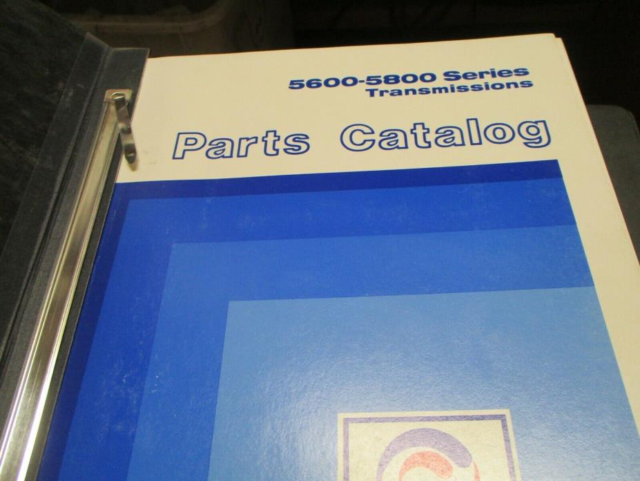 Allison 5600 5800 Series Transmissions Parts Catalog