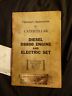 Caterpillar VINTAGE Operator's Instructions Book Diesel D8800 Engine & Electric